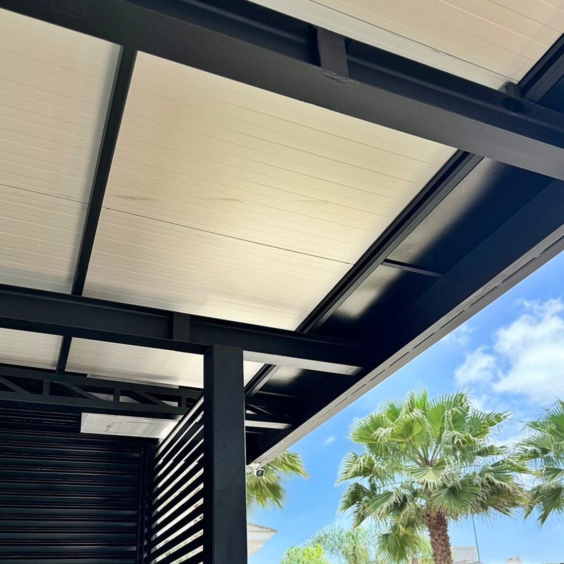 Cobertura metálica garagem