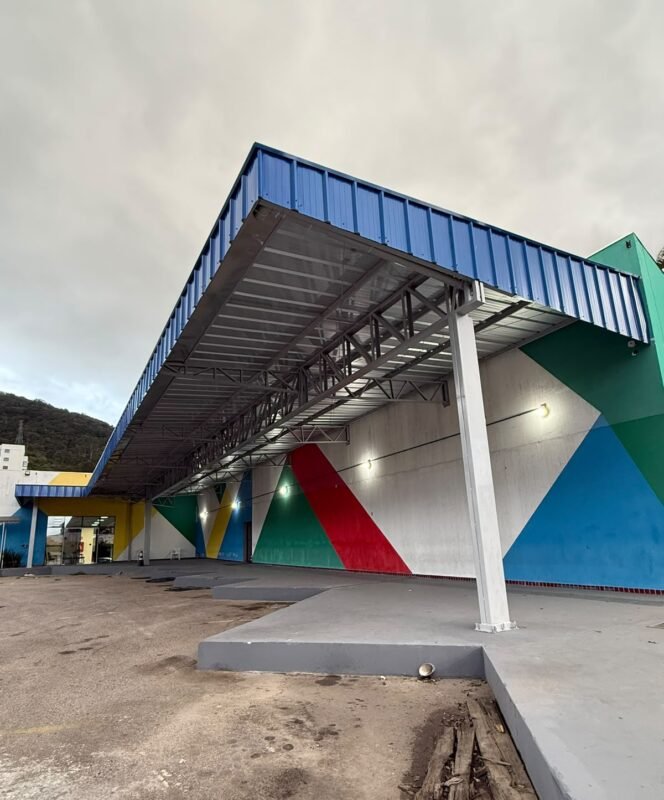 Cobertura Metálica para APAE – obra MetalPriss